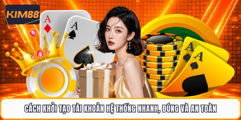 Cách khởi tạo tài khoản hệ thống nhanh, đúng và an toàn
