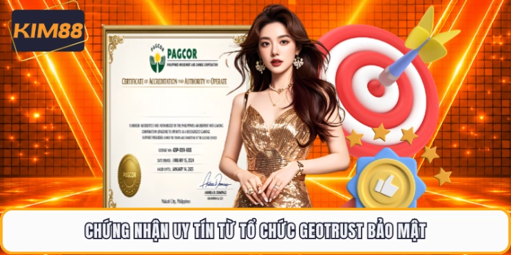 Chứng nhận uy tín từ tổ chức GEOTRUST bảo mật