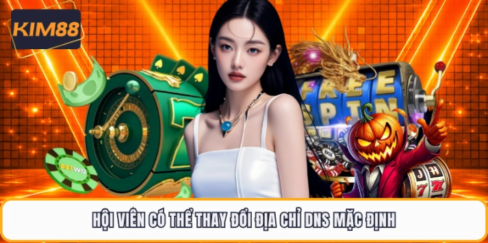 Hội viên có thể thay đổi địa chỉ DNS mặc định
